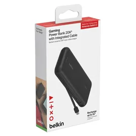 Belkin Powerbank 20.000mAh für Nintendo Switch schwarz
