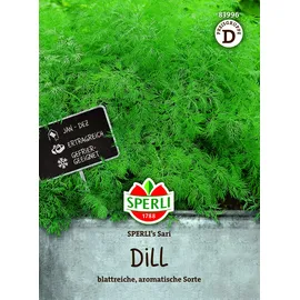 Sperli Dillsamen SPERLI's Sari 83996 - Aromatische Kräutersamen, Schnellwachsend & Ertragreich, Dill-Saatgut für Freiland & Hochbeet, Bienenfreundlich, Samen Gemüse, dill Samen