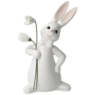 GOEBEL Hasenfigur Hase First Flowers - Snow White Ostern