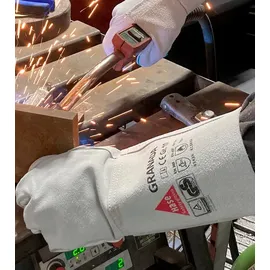 Hase Safety Gloves Hase Schweißerhandschuhe Granada Größe 9, Rindnarbenleder
