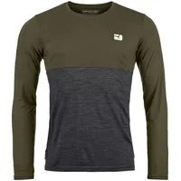 Ortovox Herren 150 Cool Logo Longsleeve (Größe M, oliv)