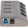 Startech 4-Port USB-C Hub 5Gbps mit Schaltern, EU (5G4AIBS-USB-HUB-EU)
