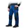 Leber & Hollman Herren Arbeitshose LH-FMN-T B, 65% Polyester 35% Baumwolle 270 g/m2, Bundhose mit Taschen für Knieschoner, 9 Multifunktionstaschen+ Schlaufe und Schlüsselhaken, Blau-Schwarz-Grau, 48