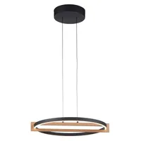 MONDO FAMERA 2-flg. 50 x 200 cm braun schwarz Eichenholz massiv Metall