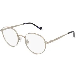 Liu•Jo LIU JO LJ2147 Unisex-Brille inkl. Gläser Vollrand Rund Metall-Gestell 49mm/20mm/140mm, silber