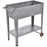 Garden Pleasure Lavandia 75 x 35 x 80 cm Silber