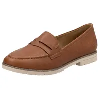 Rieker Slipper, Business Slipper, Mokassin, Schlupfschuh mit profilierter Laufsohle,