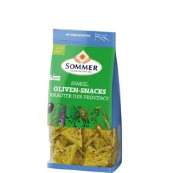 Sommer Oliven-Snacks Kräuter der Provence Dinkel bio