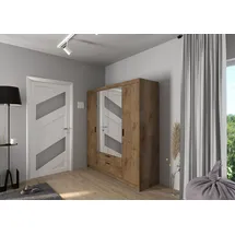 Küchen-Preisbombe Drehtürenschrank Elena 176 x 190,5 x 53 cm Schwarz