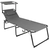 Xxl Alu Gartenliege Mit Dach L200xb70cm-dmc4400ansd