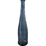 Atmosphera Créateur d'intérieur Atmosphera - Lange Vase - recyceltes Glas - sturmblau H 80 cm - Blau