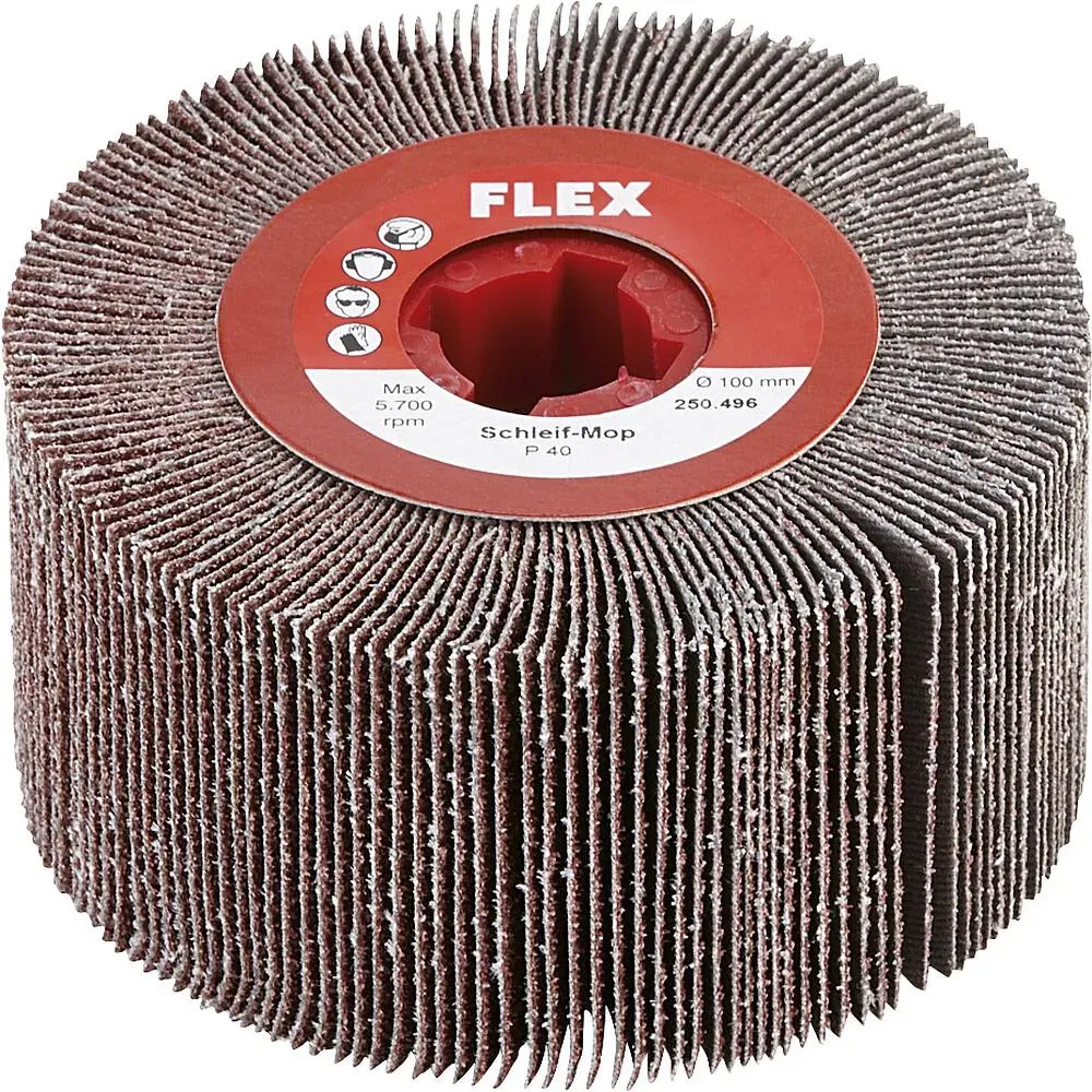 Schleifvlies FLEX zum entlacken, verschleifen ø: 100x100mm Körnung: 80