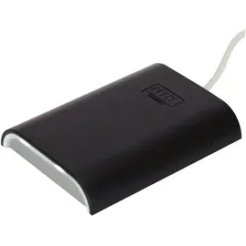 HID OMNIKEY 5427CK SmartCard-Leser USB Speicherkartenlesegerät, Schwarz, Grau