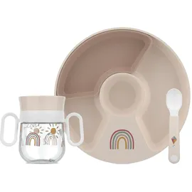 Mepal Babygeschirr Set Mio Sunshine/Rainbow 3 St.