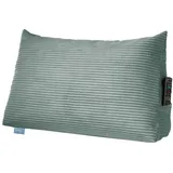 XDREAM Rückenkissen ergonomisches Keilkissen für Bett und Sofa, 1-tlg., als Kopfkissen oder Venenkissen verwendbar, mit praktischem Seitenfach blau