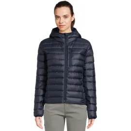Marmot Damen Wm's Highlander Hoody, Leichte Daunenjacke, warme Winterjacke, wasserabweisende Steppjacke, winddichte Funktionsjacke, klein packbare Outdoorjacke mit Kapuze, Arctic Navy, L