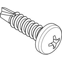 Industrial Quality Supplies DIN 7504 Bohrschraube, ST galZn M
