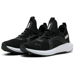 Laufschuh PUMA "SOFTRIDE ENZO 5", Gr. 42, schwarz-weiß (puma schwarz, puma weiß), sportlich, Schuhe