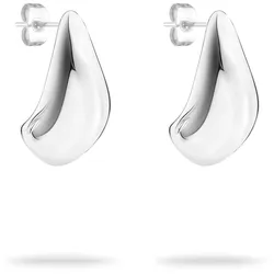 Paar Ohrstecker TAMARIS "Schmuck Geschenk Edelstahl Ohrringe Organic Shapes", silber (silberfarben), Ohrringe, Damen, Edelstahl