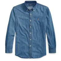 Ralph Lauren Custom Fit Langarmhemd Blau XL