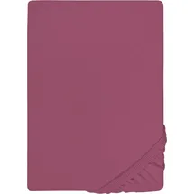 Castell Spannbettlaken Jersey 140 x 200 - 160 x 200 cm brombeer