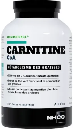 NHCO Aminoscience Carnitin CoA Fettstoffwechsel 100 Kapseln