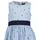 blue seven Sommerkleid BLUE SEVEN, Mädchen, Gr. 116, N-Gr, hl blau, Web, Obermaterial: 100% Baumwolle, bedruckt, gestreift, regular fit, Rundhals, Kleider Sommerkleid, im zeitlosem Streifen-Design mit tollem Herzen-Allover