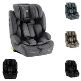 KIKKABOO Kindersitz I-Bronn i-Size (76-150cm) Isofix, Top Tether, Kissen, Gurt grau