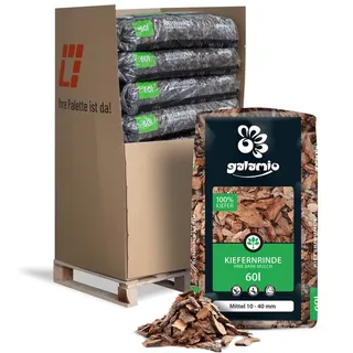 Galamio Rindenmulch Kiefer Mittel 60l x 13 Sack 780l Palette - 780 l