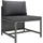 vidaXL Garten-Lounge-Set 4-tlg. grau