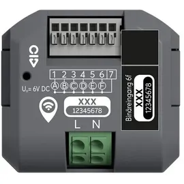 Busch-Jaeger Binäreingang free@home Unterputz 62870/6.0 U-WL 6-fach UP, WL 2CKA006710A0042 6287060UWL