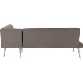 exxpo - sofa fashion Costa 157 x 92 x 245 cm Kunstleder langer Schenkel links delfin