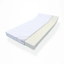 MSS e.K. Kaltschaum-Matratzentopper 70 x 200 cm weiß