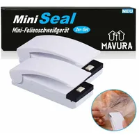 MAVURA MiniSeal Folienschweißgerät Vakuumierer Vakumiergerät Handschweißer 2er Set