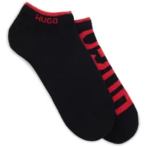 hugo underwear Sneakersocken 2 Paar rot/schwarz 35-38