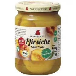 Zwergenwiese Pfirsiche - halbe Frucht bio