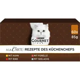 Purina 120x85g Rezepte des Küchenchefs Purina Gourmet A la Carte Katzenfutter nass