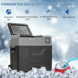 Homcom Kompressor Kühlbox 50 l