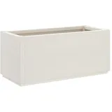 vidaXL Pflanzkübel 80 x 36 x 35 cm Weiß