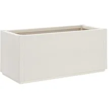 vidaXL Pflanzkübel 80 x 36 x 35 cm Weiß