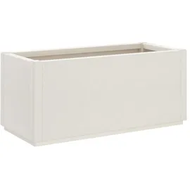 vidaXL Pflanzkübel 80 x 36 x 35 cm Weiß
