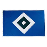Hamburger SV Fahne HSV Hissfahne Schrebergarten 180 x 120 blau