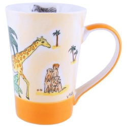 Mila Becher Mila Keramik-Teebecher Africa-Hideaway, Keramik bunt