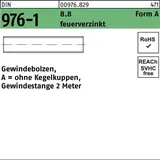 Hörger & Geßler Gewindestange 8.8 U AM 42 x 2000 mm
