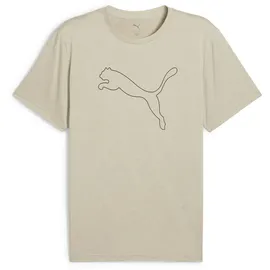 Puma Herren T-Shirt TAD ESSENTIAL HEATHER CAT TEE 525907 beige 4XL