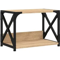 VidaXL Druckerständer 2 Ablagen Sonoma-Eiche 44x26x31,5 cm