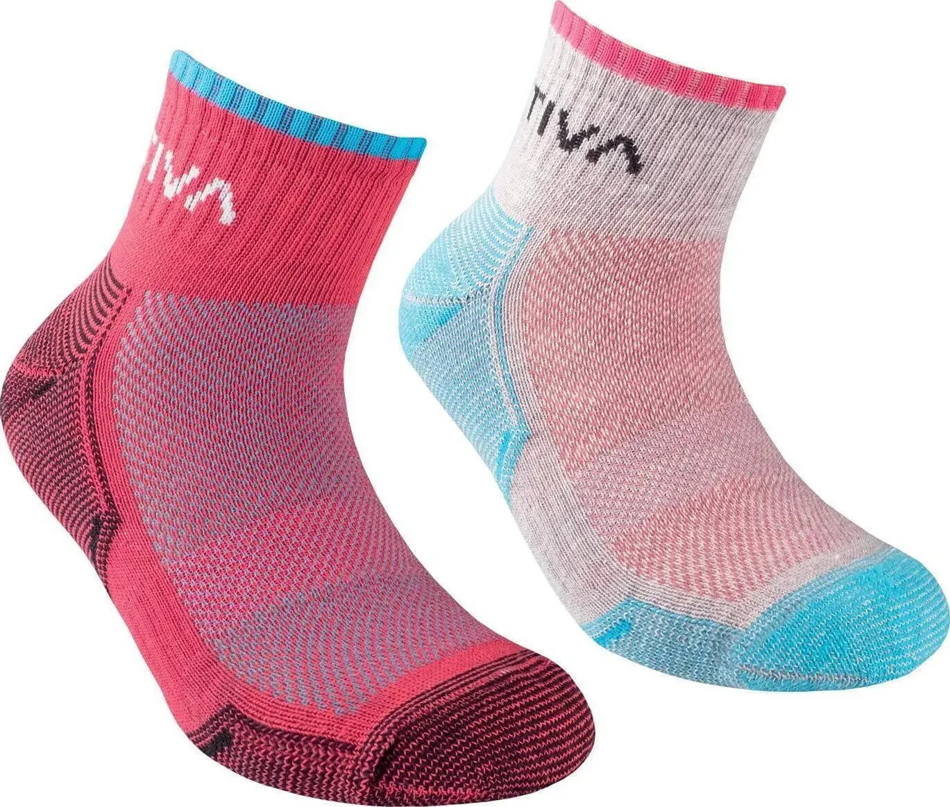 La Sportiva Kids Running Socks malibu blue/hibiscus (B02P02) XS