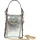 FLORENCE Umhängetasche Leder silber metallic ca. 13cm | Gr.: onesize