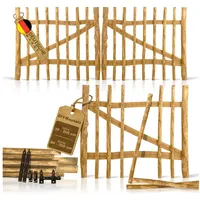 BooGardi Gartentor 80 x 150 cm Haselnuss