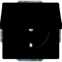 Busch-Jaeger Schuko-Steckdose Future Linear Schwarz